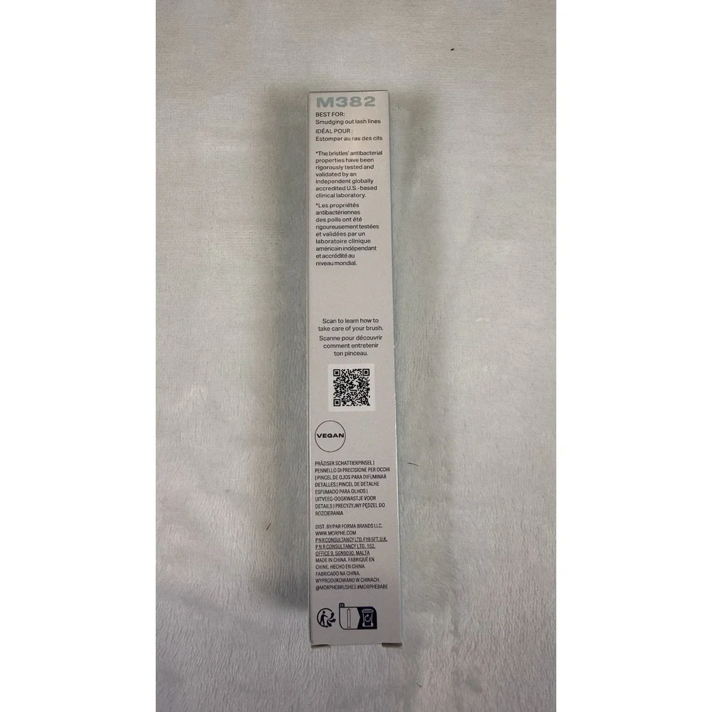 Morphe M382 Eye Detail Smudger Brush Vegan Makeup Brush New Sealed